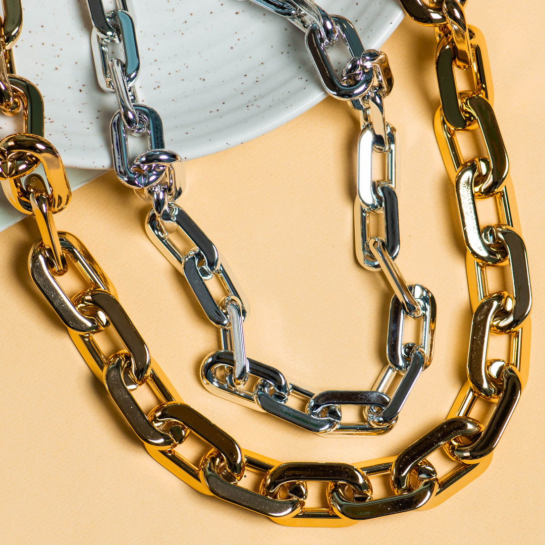 Metallic Finish Acrylic Chain | 1mtr | AC13