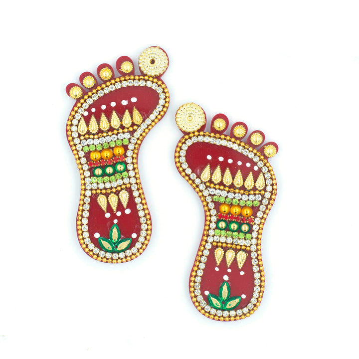 Shubh Laxmi Charan ( Pagla set ) | Size : 3 inch | 1 Pair