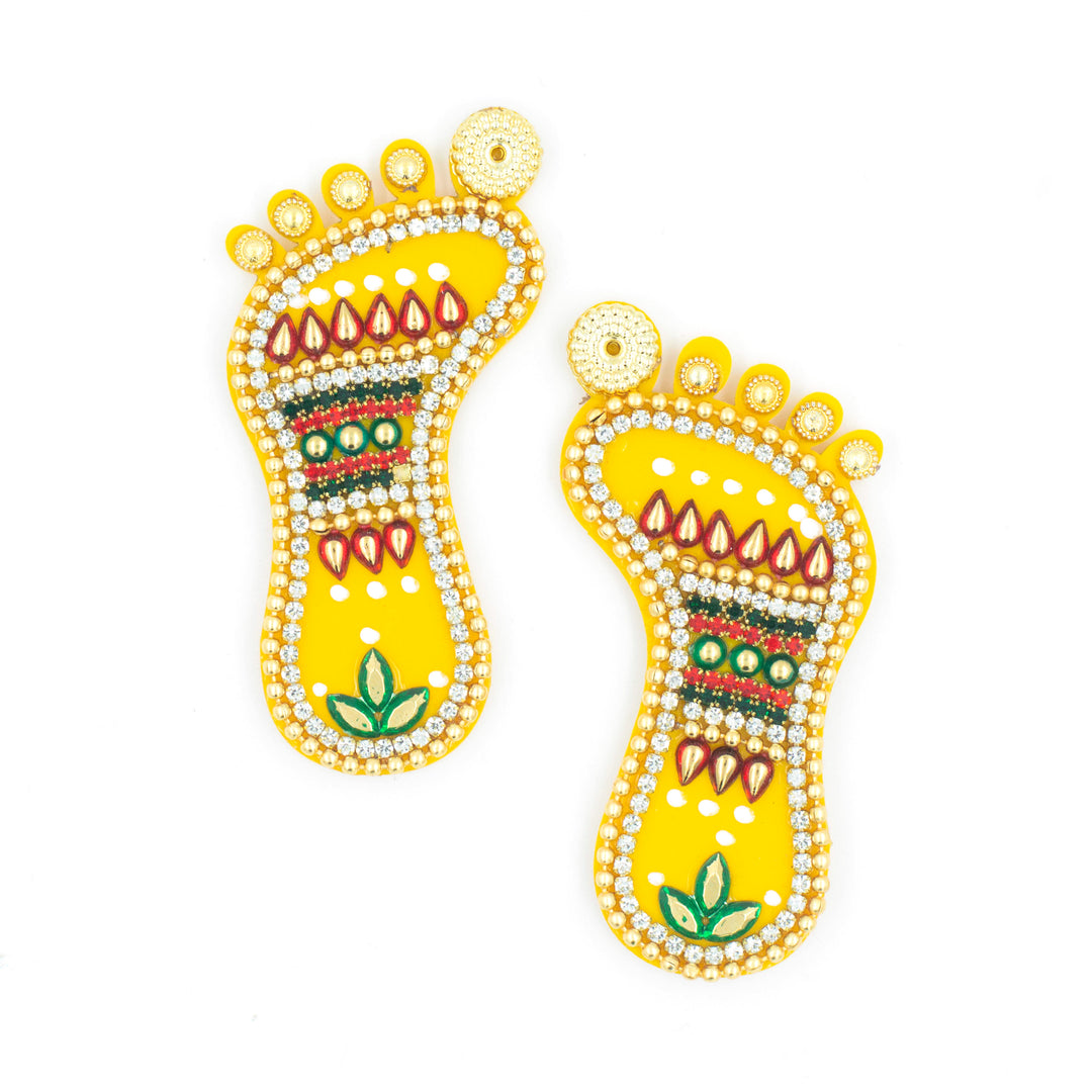 Shubh Laxmi Charan ( Pagla set ) | Size : 3 inch | 1 Pair