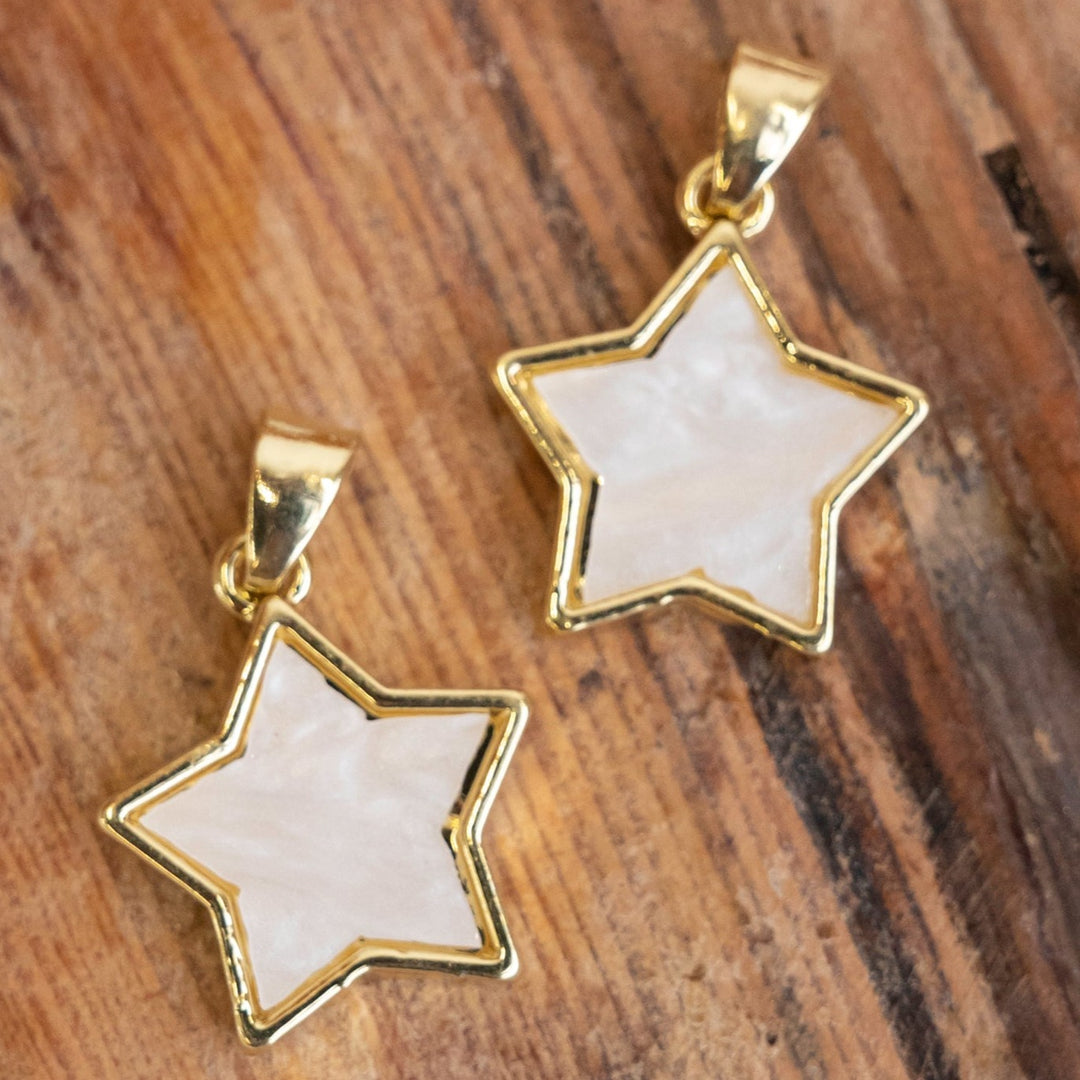 Star Acrylic Charms | Size : 14mm | 6pcs