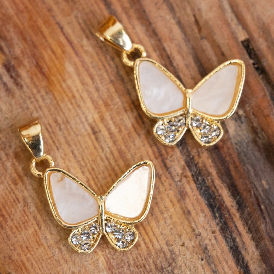 Butterfly Acrylic Charms | Size : 16mm | 6pcs