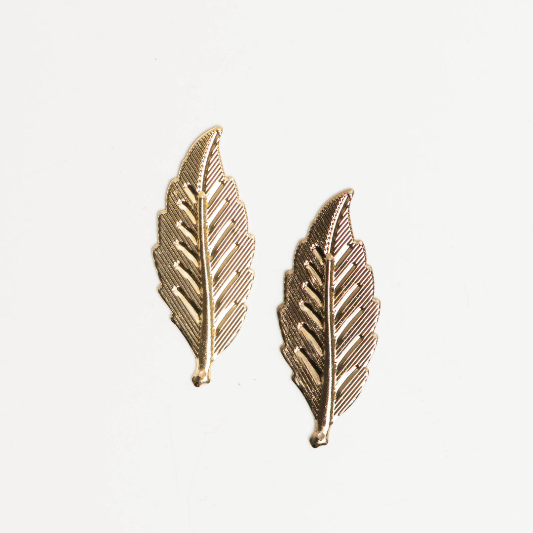 Metal art leaf | Size : 47mm | 20 Pcs | F-1-1