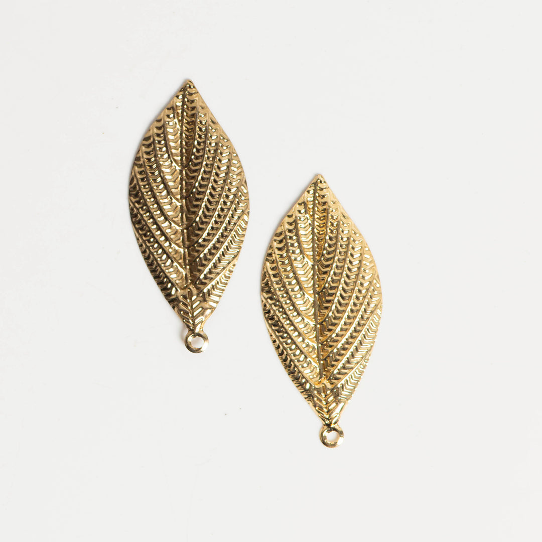 Metal art leaf | Size : 50mm | 20 Pcs | F-1-16