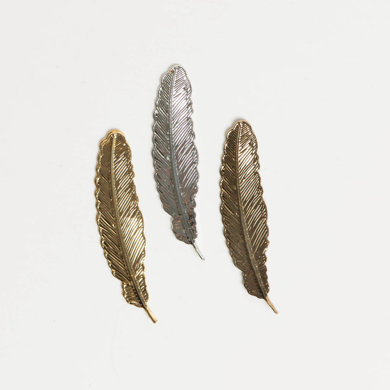 Metal art leaf | Size : 53mm | 20 Pcs | F-1-5