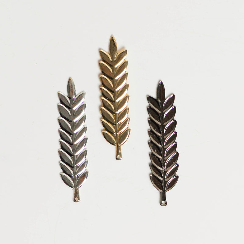 Metal art leaf | Size : 57mm | 20 Pcs | F-1-9