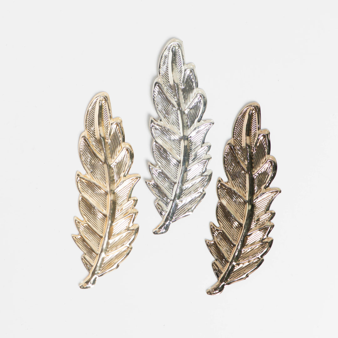 Metal art leaf | Size : 99mm | 10 Pcs | F-3-12