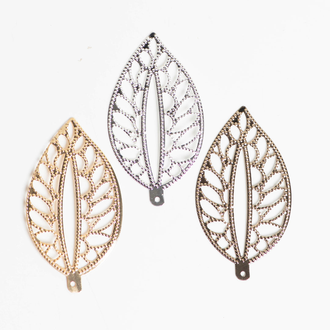 Metal art leaf | Size : 70mm  | 20 Pcs | F-4-26