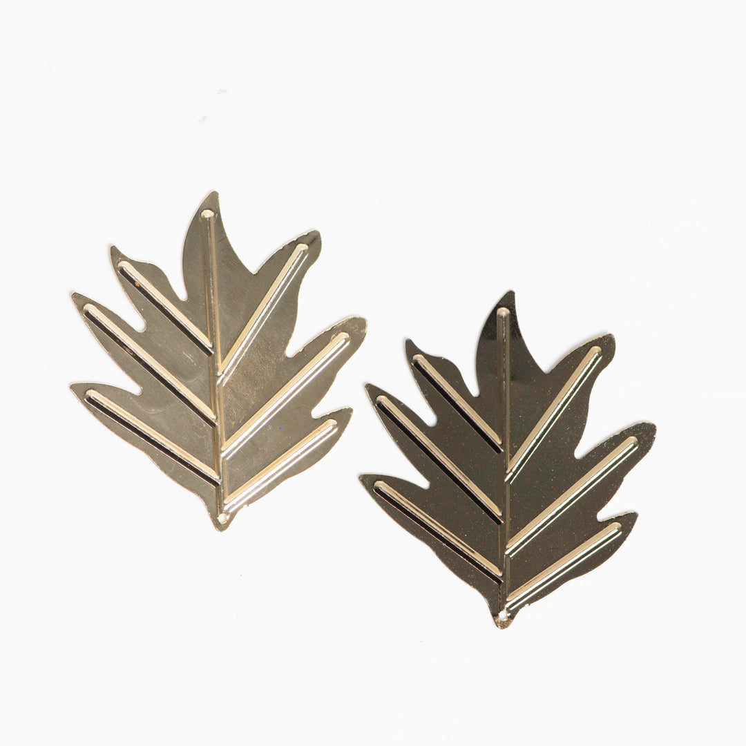 Metal art leaf | Size : 62mm  | 20 Pcs | F-4-33