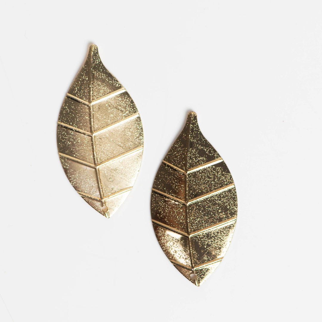 Metal art leaf | Size : 44mm | 20 Pcs | F-4-6