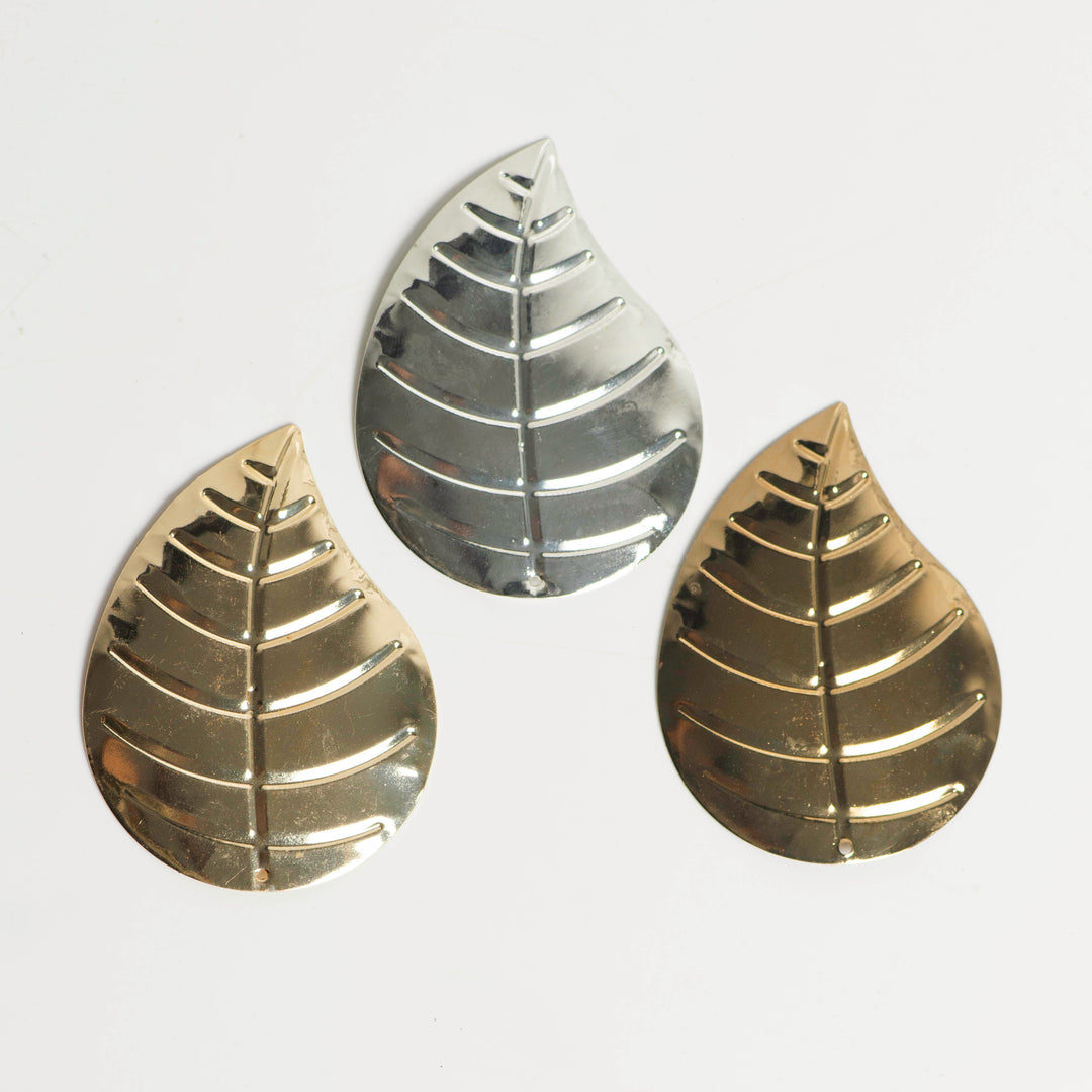 Metal art leaf | Size : 78mm | 20 Pcs | F-5-11