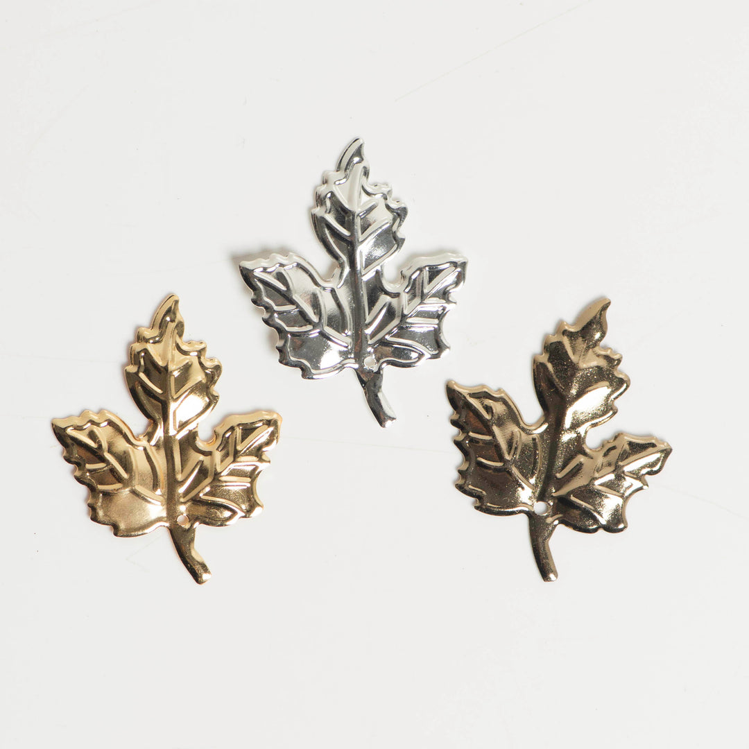 Metal art leaf | Size : 40mm | 20 Pcs | F-5-18