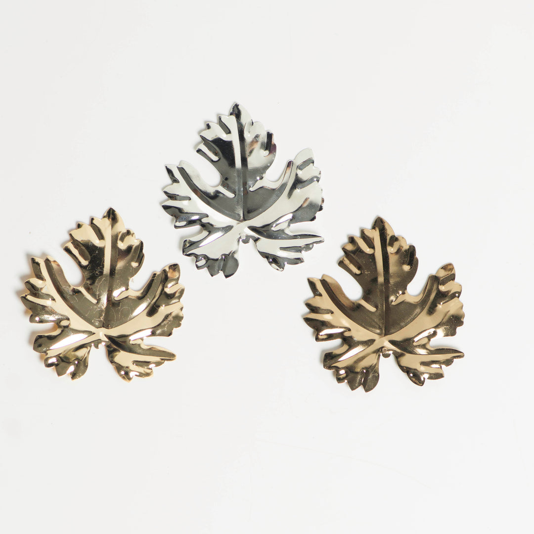 Metal art leaf | Size : 70mm | 10 Pcs | F-5-19