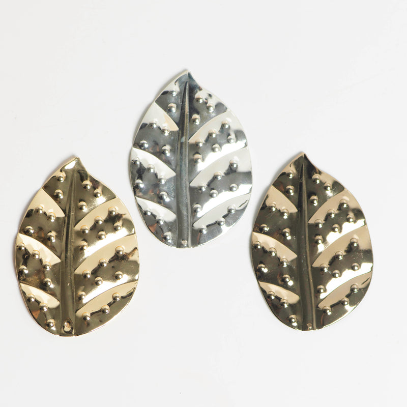 Metal art leaf | Size : 75mm  | 10 Pcs | F-5-8