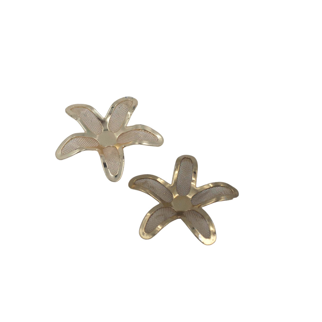 Metal Art Flower | Size : 26mm | 50 Pcs ( F-8-17 )