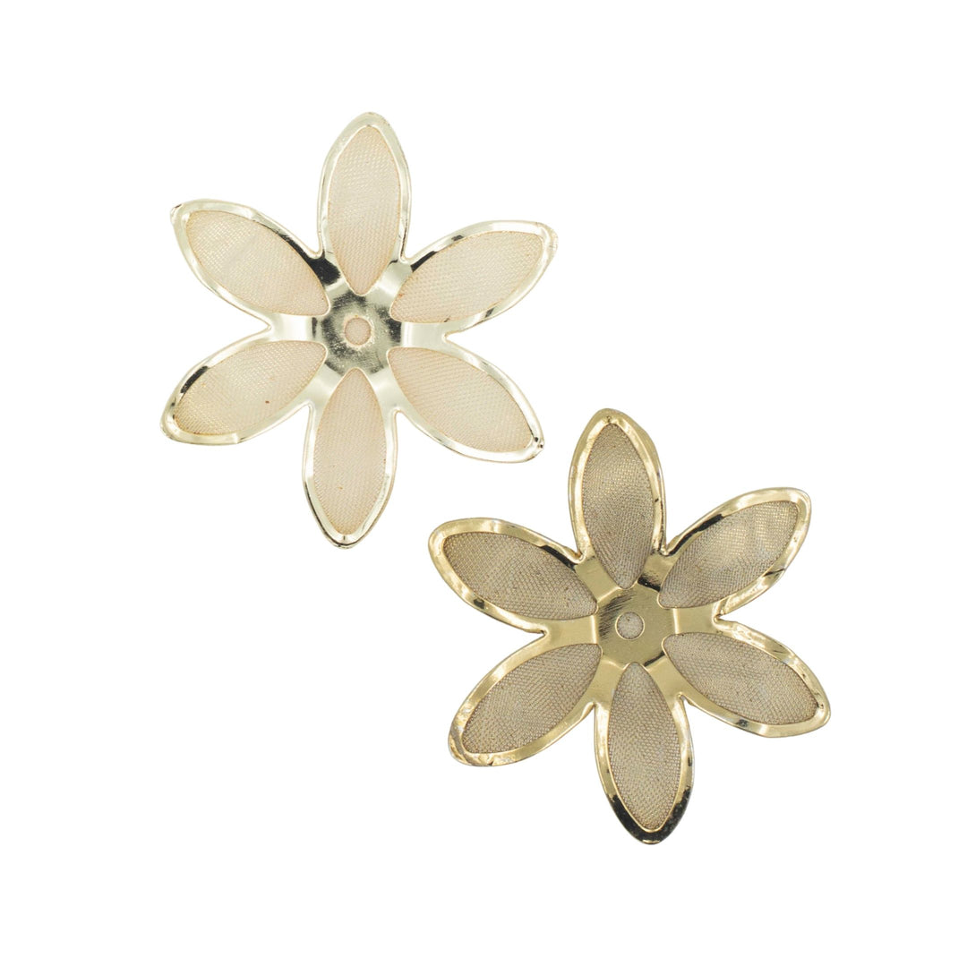 Metal Art Flower | Size : 42mm | 10 Pcs ( F-8-26 )