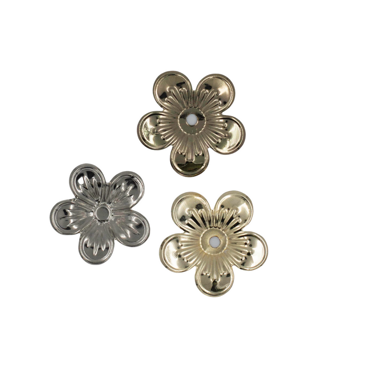 Metal Art Flower | Size : 24mm | 50 Pcs ( F-9-14 )