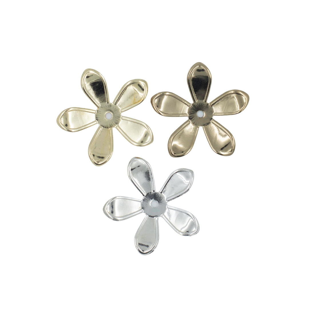 Metal Art Flower (F-9-43) | Size : 31mm | 50Pcs